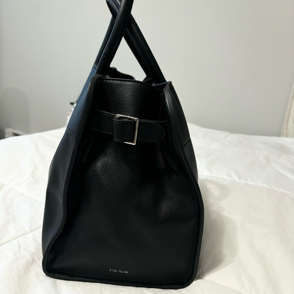 The Row Replica Black Leather Shoulder Bag - Picture 2 of 16
